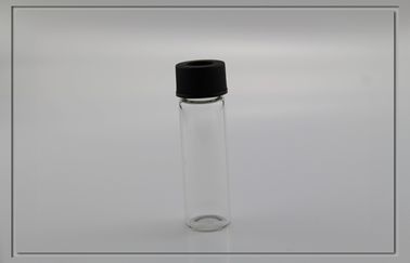 4ml Sample Glass Vials with black plastic cap / PTFE septa , D15mm×H45mm