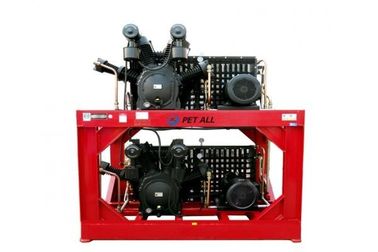 Portable Quiet Oil - less Piston Air Compressor High Pressure With Siemen Motor 30*2KW