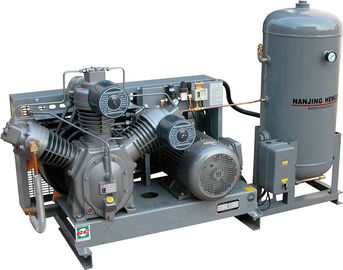 AC 11kw Oilless Low Pressure Piston Air Compressor With Tank For Mining 40 Bar