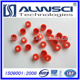 11mm Red Open Top PP Snap Cap with slited Septa