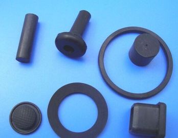 Black Molded Custom Rubber Parts , Rubber Spare Parts for Automotive or Truck