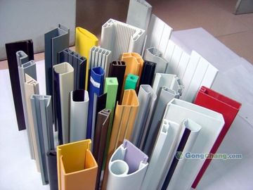 UV stabilized rigid PVC Co-extrusion custom plastic extrusions for Display