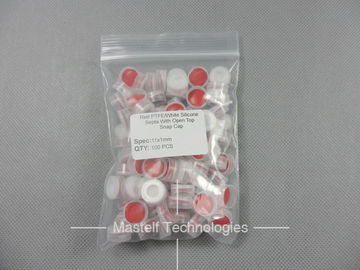 Packings For PTFE Silicone Septa with Snap Cap 11x1mm  Read to use