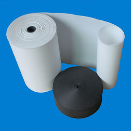 Skived PTFE Teflon Sheet / Soft Pure White Polytetrafluoroethylene Sheet For Pump 50mm Thickness