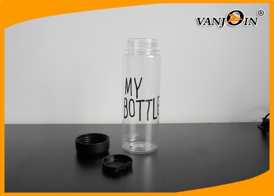 Custom Printed 500ml Clear Plastic Drink Bottles for Water / Baverage / Fruit Juice