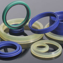 Custom Size Blue Good Abrasion Resistance NBR / HNBR / CR / Silicone Polyurethane Oil Seal