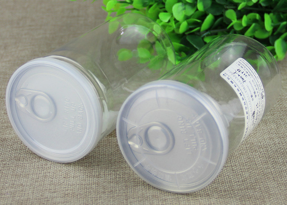 Food Grade Transparent PET Clear Plastic Cylinder for Dried Fruits and Nuts