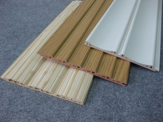 UV Protect PVC Plastic Door Extruion Profiles WPC Wall Plank Environmental