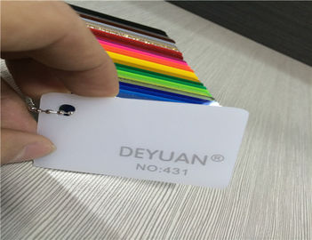 Yellow coloured PMMA Acrylic Sheet for LED lighting 2mm / 3mm thickness