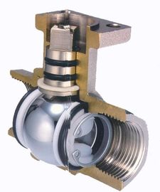 Floating Two Piece Ball Valve DIN / BS / ANS I/ JIS / API / ASME For Oil And Gas