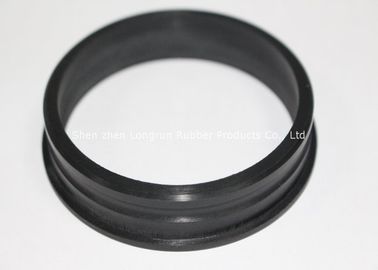 Custom Black Moulded Rubber Gaskets With One Stem On the Outside Surface