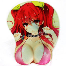 custom rubber colorful gel wrist rest mouse pad, best quality comfortable wrist rest mouse pad